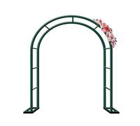 Large Metal Garden Arch for Climbing Plants Wedding Rose Trellis Sturdy Outdoor Arches 120/140/180cm Wide 200/220/230cm High Green Perfect for Garden Decor.