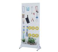 Large Metal Pegboard Display Stand 120x60cm Floor with Hooks for Supermarket Warehouse & Workshop Versatile Storage Solution for Easy Display & nization