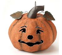 Large Metal Pumpkin Halloween Lantern by Halloween
