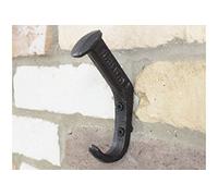 Large Metal Railway Nail Cast Iron Industrial Antique Coat Garden Rustic Wall Hook