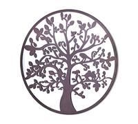 Large Metal Rustic Round Shaped Tree Garden Outdoor Mirror 80cm X 80cm
