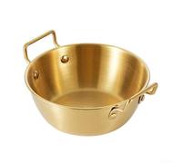 Large Metal Soup Bowl Gold Rust Resistant 304(17cm)