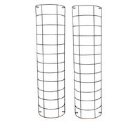 Large Metal Tube Trellis Semi Circular for Drainpipes (Set of 2)