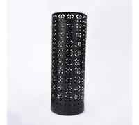 Large Metal Umbrella Stand Large Capacity Cylindrical Umbrella Storage Rack Indoor Entryway Umbrella Holder Metal Frame Umbrella Black Umbrella Barrel