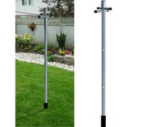 Large Metal Washing Line 2.4 m Post Support Pole