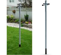 Large Metal Washing Line 2.4m Post Support Pole