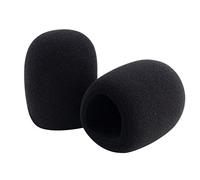 Large Microphone Cover Foam Microphone Windshield Jmkcoz Pack of 2 Mic Windshield for MXL, Blue Yeti, Yeti Pro and Other Large Microphones Black