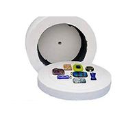 Large Microwave Kiln Kit 5 Bags Fusing Glass & Large Kiln for Glass Fusing by Hensom