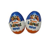 Large Milk Chocolate Easter Egg with Surprise Capsule Inside Smooth Chocolate Shell Individually Wrapped Seasonal Confectionery Treat (Pack of 2)