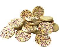 Large MILK Drops With Sprinkles SAFE Dog Chocolate 100g-1kg MONSTER CHOCS (White Milk) (300g)