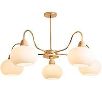 Large Milk Glass Sputnik Chandelier Mid Century Modern Semi Flush Mount Ceiling Light Antique Hanging Lamp - Farmhouse Pendant Fixture,Luxury