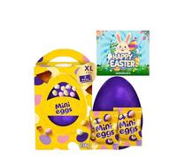 Large Mini Eggs Easter Egg 238g with 2 Mini Egg Pouches - Large Milk Chocolate Easter Gift for Children & Adults
