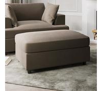 Large Mink Velvet Footstool - August