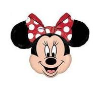 Large Minnie Mouse Helium Foil Balloon 35" x 30" (supplied flat)