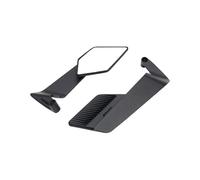 Large Mirror Surface Wings 10mm/8mm Motorcycle Rearview Universal Accessories Blue/White Mirrors Rearviews