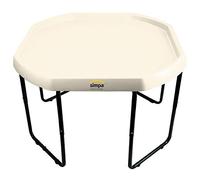 Large Mixing Play Tray - Fun & Messy Sand, Water & Glitter Play - CREAM - 3 Tier Height Adjustable Stand.