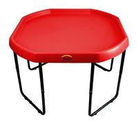 Large Mixing Play Tray - Fun & Messy Sand, Water & Glitter Play - RED - 3 Tier Height Adjustable Stand.