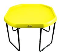 Large Mixing Play Tray - Fun & Messy Sand, Water & Glitter Play - YELLOW - 3 Tier Height Adjustable Stand.