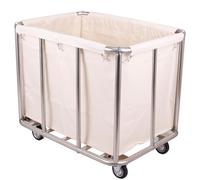 Large Mobile Laundry Trolleys,Household Service Cart Laundry Basket Sorter Storage Hand Trucks,Mobile Laundry Basket,Foldable Laundry Baskets Laundry Sorter Trolley,Beige-10Tubes, JYLSSKUK