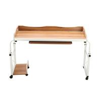 Large Mobile Over Bed Table Laptop Tray Sofa Side Desk