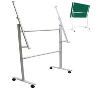 Large Mobile Rolling Whiteboard with Adjustable Metal Stand, Dry Erase Board for Office or Classroom, Easy Angle Adjustment, Portable Support Rack, 94 x 19.6 x 66.9 inches