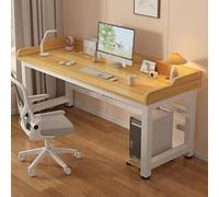 Large Modern Computer Desk, Sturdy Metal Frame Office Workstation, Writing & Gaming Table for Home Study, 39.4 x 15.7 Inches, Stylish & Functional Work Desk