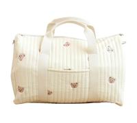 Large Mommy Diaper Bag - Portable Baby Nappy Organizer with Stroller Straps - Travel Changing Tote & Messenger Bag with Zipper - Cute Cartoon Design for Mums on the Go