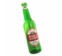 Large Money Bottles for Coins and Notes, Stylish 1FT, 2FT Tall Giant Money Bottle Tin Plastic Piggy Bank Moneyboxes Inspired Box Pot (Stella Astois 2feet)