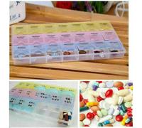 Large Monthly Weekly Daily Medicine Dispenser Pill Box