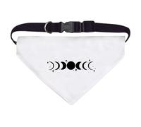 Large 'Moon Phases' Dog/Cat/Pet Bandana (PD00062634)