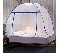 Large Mosquito Netting Tent Canopy - Folding Portable Design Travel POP UP for Queen King Size Bed - L80*W72*H60inch