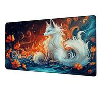 Large Mouse Mat 1000x500 mm Gaming Mouse Pad Flower XXL Desk Mat Animal Mousepad Non-Slip Rubber Base Mousemat Waterproof Office Accessories Desk Protector Matt, for Computer Office Product D-299