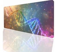 Large Mouse Mat 1000x500x3mm, Extended Molecular Structure Desk Pad, Adults Kids Gaming Mouse Pad Keyboard with Stitched Edges Water Non-Slip Rubber Base for Desk Office Decor Gift PjY5634 H-6