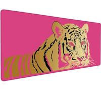 Large Mouse Mat 1000x500x3mm Mouse Pad Tiger 9-VH4D8 | Mousepad Large Size with Non-Slip Rubber Base, Stitched Edges Mousepad, Waterproof Smooth Keyboard Mat Office Accessories