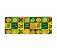Large Mouse Mat 1200 x 600 Orange Fruit Non-slip Waterproof Table Protector Writing Pad,XXL mousepad table mat large size,rubber base for stable grip on smooth surfaces,for Office Gaming Work