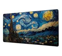 Large Mouse Mat 1200x600 mm Gaming Mouse Pad Starry Sky XXL Desk Mat Dream Mousepad Non-Slip Rubber Base Mousemat Waterproof Office Accessories Desk Protector Matt, for Computer Office Product D-583