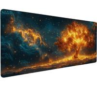 Large Mouse Mat 1500x800x3mm Mouse Pad Tree X-1P7Z3 | Mousepad Large Size with Non-Slip Rubber Base, Stitched Edges Mousepad, Waterproof Smooth Keyboard Mat Office Accessories