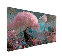 Large Mouse Mat 24x12x0.12in Waterproof Gaming Mouse Pad Sea View Desk Mat Stitched Edges, Mousepad Sunset for Gaming Desk Accessories, Mousemat for Laptop Table Decor Home Office Product model-1472