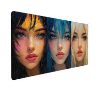 Large Mouse Mat 40x16x0.12 Inches Waterproof Gaming Mouse Pad Train Desk Mat Stitched Edges, Mousepad Winter for Gaming Desk Accessories, Mousemat for Laptop Table Decor Home Office Product model-2258