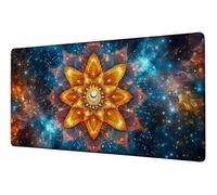 Large Mouse Mat 500x250 mm Gaming Mouse Pad Starry Sky XXL Desk Mat Dream Mousepad Non-Slip Rubber Base Mousemat Waterproof Office Accessories Desk Protector Matt, for Computer Office Product D-585