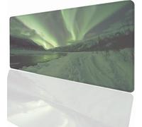 Large Mouse Mat 600x300x3mm, Extended Landscape Desk Pad, Adults Kids Gaming Mouse Pad Keyboard with Stitched Edges Water Non-Slip Rubber Base for Desk Office Decor Gift PjY8374 N-U