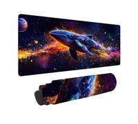 Large Mouse Mat 60x30cm, Blue Gaming Mouse Pad Whale Desk Mat with 3MM Stitched Edges, Non-Slip Rubber Base Mousepad Desk Decor for Gaming, PC, Laptop, Office, Home, Gifts for Women -zjn250997NQ33E8