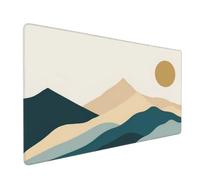 Large Mouse Mat 700 x 300 mm, Mountains Mouse Pad Gaming Keyboard Mousemat 27.6 x 11.8 inch, XXL Mousepad Abstract Landscape Desk Mat Non-Slip Rubber Base for Laptop, Computer, Office, Home -MP192