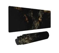 Large Mouse Mat 700x300x3mm, Extended Animal Desk Pad, Adults Kids Gaming Mouse Pad Keyboard with Stitched Edges Water Non-Slip Rubber Base for Desk Office Decor Gift PjY7578 R-M