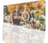 Large Mouse Mat 700x400x3mm, Extended Animal Desk Pad, Adults Kids Gaming Mouse Pad Keyboard with Stitched Edges Water Non-Slip Rubber Base for Desk Office Decor Gift PjY5752 3-M