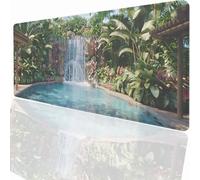 Large Mouse Mat 700x400x3mm, Extended Fall Desk Pad, Adults Kids Gaming Mouse Pad Keyboard with Stitched Edges Water Non-Slip Rubber Base for Desk Office Decor Gift PjY8984 N-U