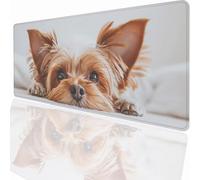 Large Mouse Mat 800x400x3mm, Extended Animal Dog Desk Pad, Adults Kids Gaming Mouse Pad Keyboard with Stitched Edges Water Non-Slip Rubber Base for Desk Office Decor Gift LMDT1673
