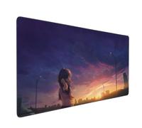 Large Mouse Mat 900 x 400 mm, Japanese Mouse Pad Gaming Keyboard Mousemat 35.4 x 15.7 inch, XXL Mousepad Landscape Desk Mat Non-Slip Rubber Base with Stitched Edges for Computer, Office, Home -MP42
