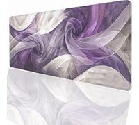 Large Mouse Mat 900x400x3mm, Extended Abstract Desk Pad, Adults Kids Gaming Mouse Pad Keyboard with Stitched Edges Water Non-Slip Rubber Base for Desk Office Decor Gift PjY4108 U-R