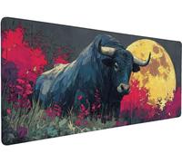 Large Mouse Mat 900x400x3mm Mouse Pad Ox 1-7P939 | Mousepad Large Size with Non-Slip Rubber Base, Stitched Edges Mousepad, Waterproof Smooth Keyboard Mat Office Accessories